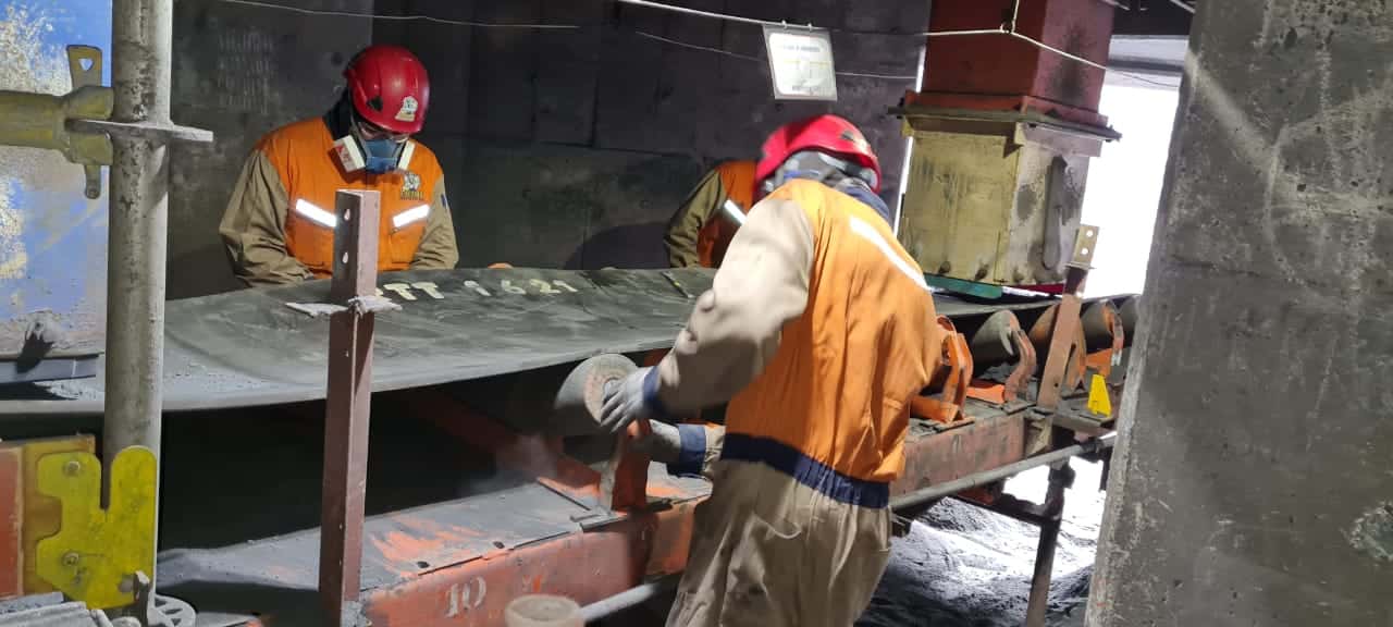 Mantención de polines en planta
