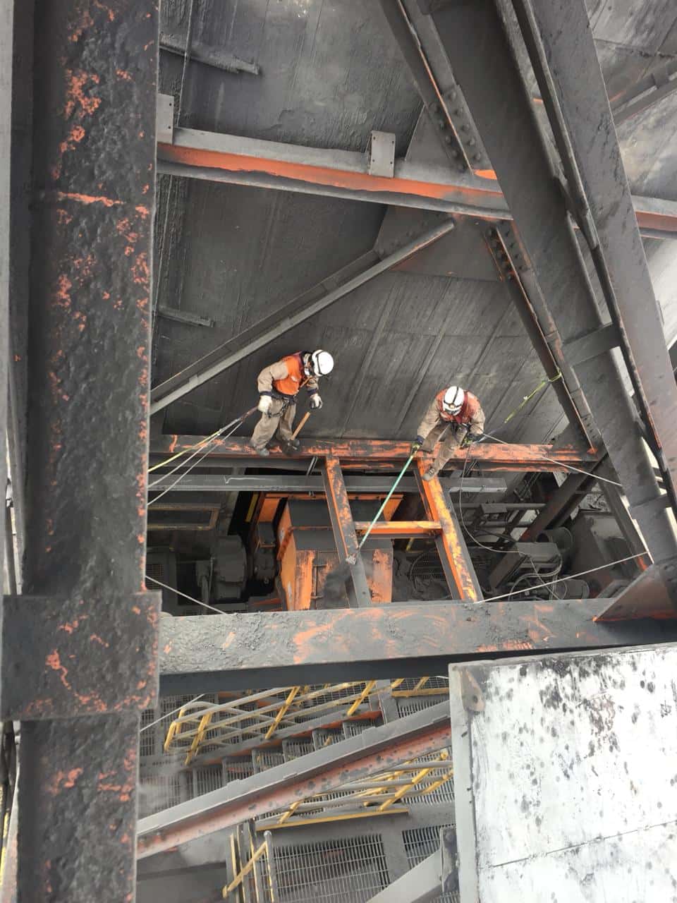 Aseo industrial en altura