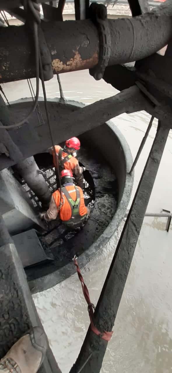 Limpieza de hidroespesador con técnicas verticales