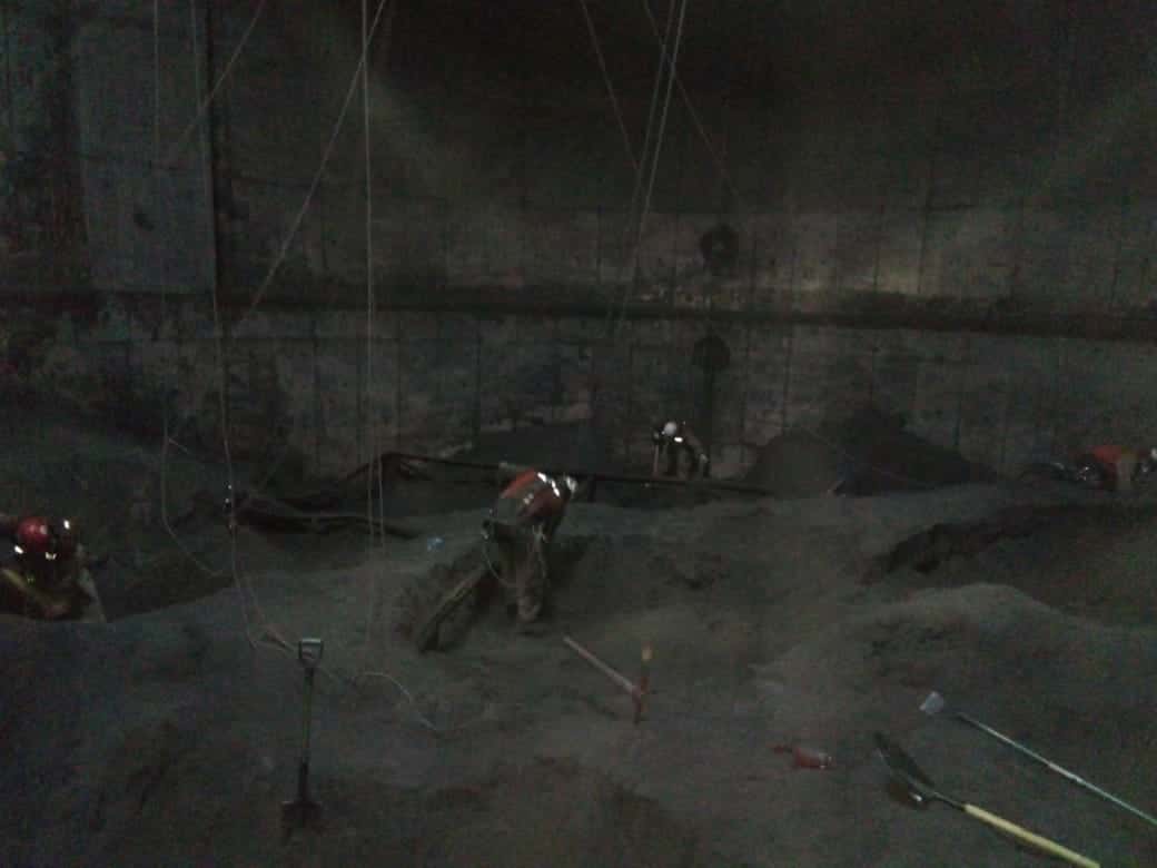 Descolapso de silo en planta pellet